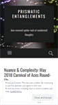 Mobile Screenshot of prismaticentanglements.com