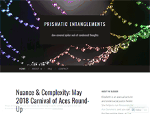 Tablet Screenshot of prismaticentanglements.com